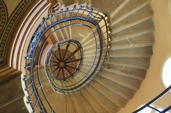 Wendeltreppe im Altbau